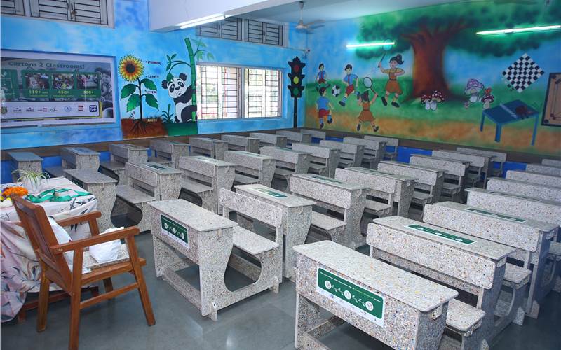 Tetra Pak cartons deployed in a Navi Mumbai school  